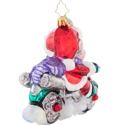 Christopher Radko Low Rider Hog Glass Christmas Ornament 1021519