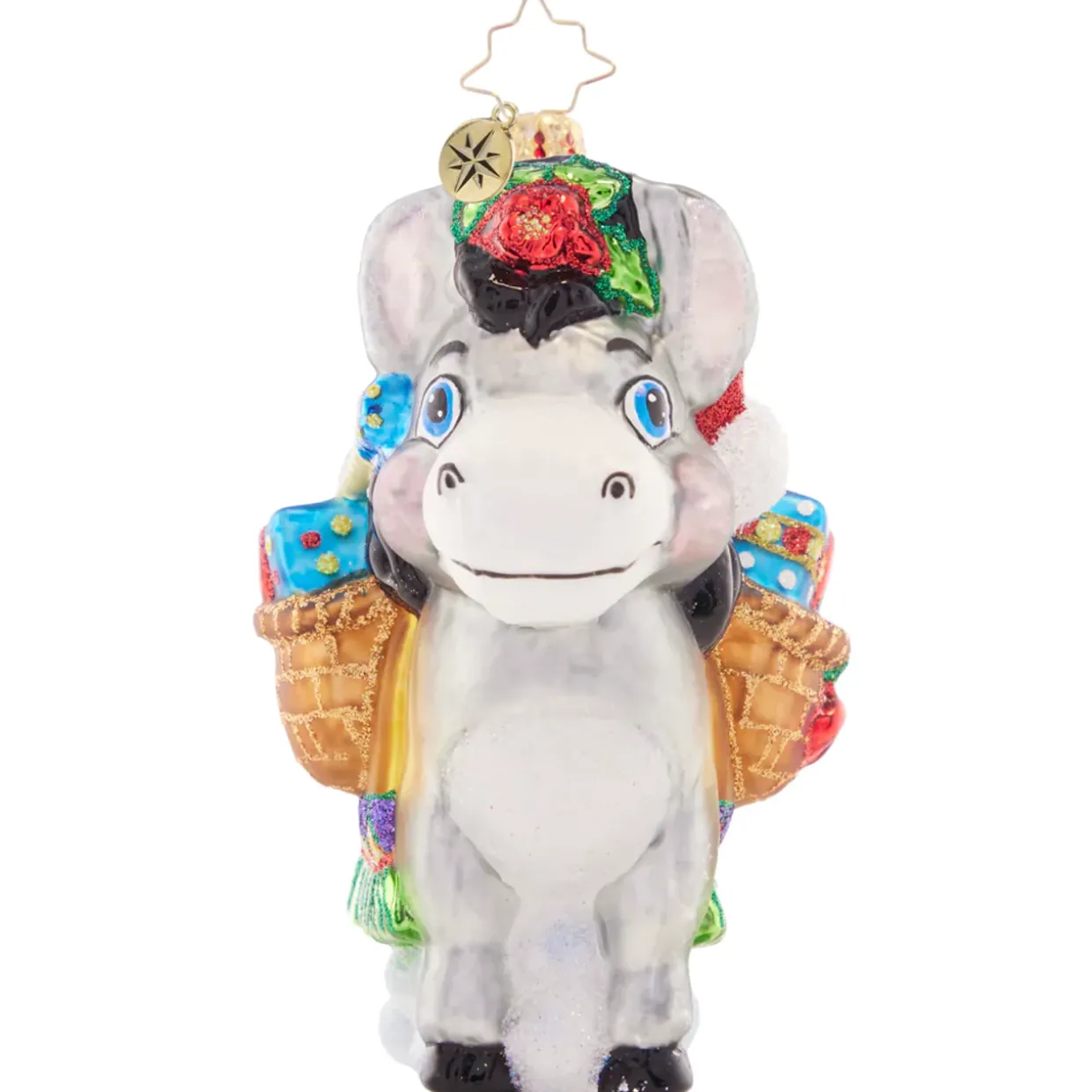 Christopher Radko Packed With Presents Glass Christmas Ornament 1021541
