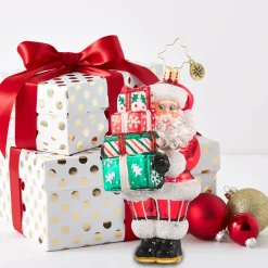 Christopher Radko Time to Celebrate! Glass Christmas Ornament 1020771