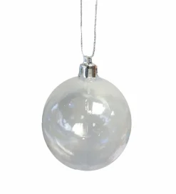 Clear Shatterproof Christmas Ball Ornament 2.5" (60mm)