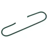 Club Pack of 100 Forest Green Christmas Ornament Hooks 1.5"
