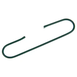Club Pack of 100 Forest Green Christmas Ornament Hooks 1.5"