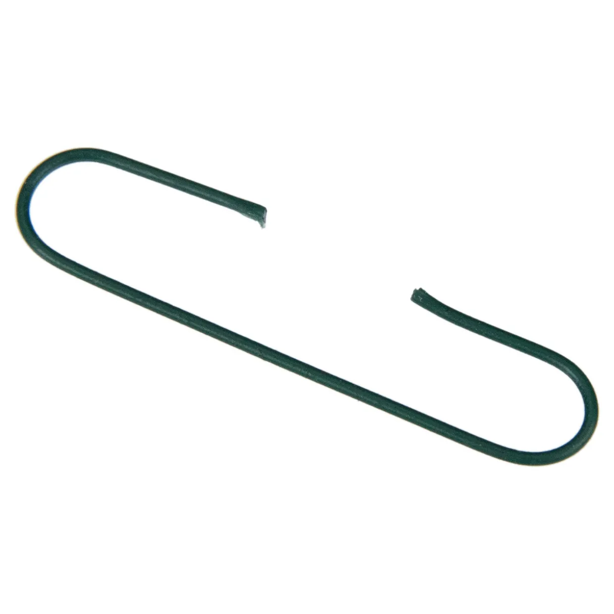 Club Pack of 100 Forest Green Christmas Ornament Hooks 1.5"