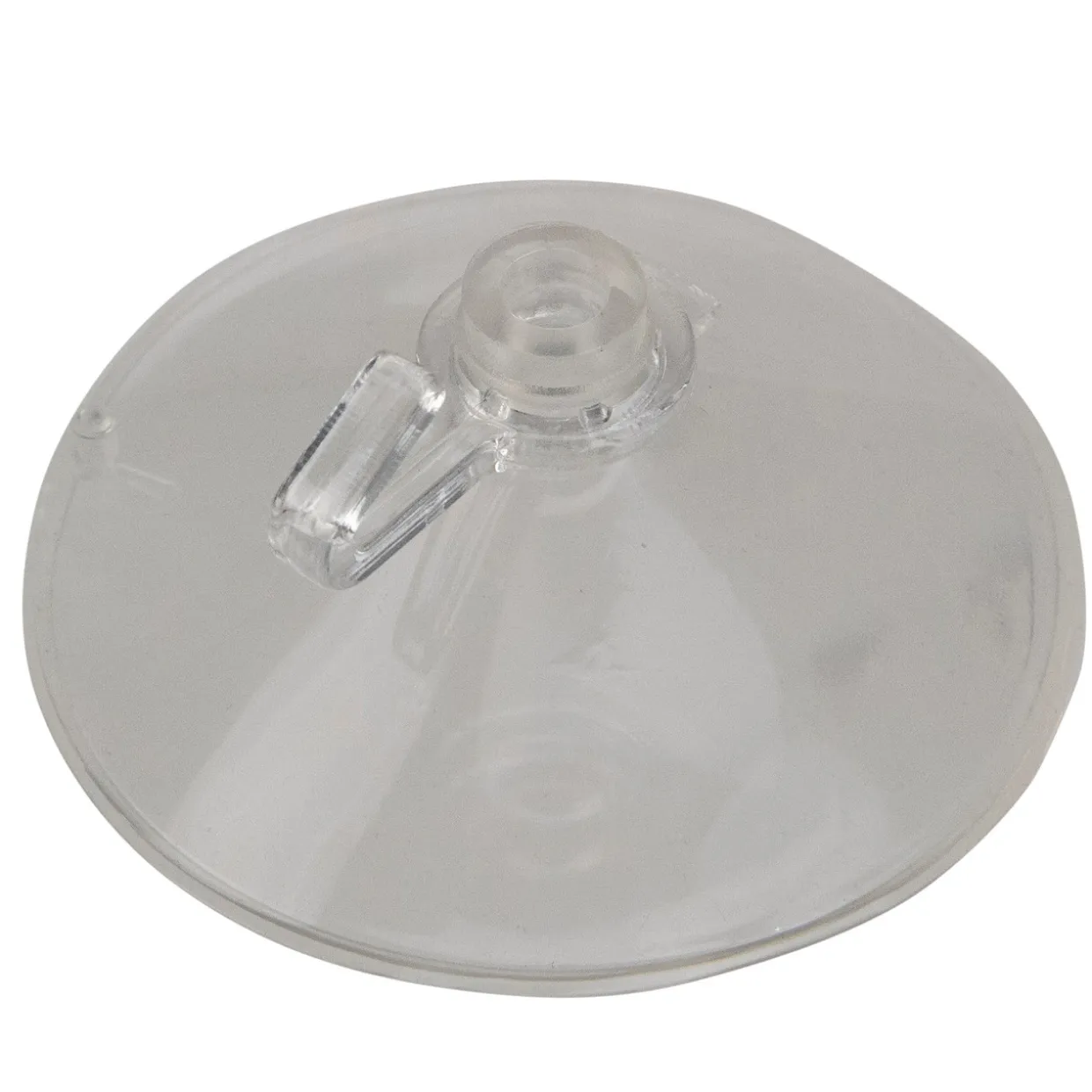 Club Pack of 20 Mini Clear Hanging Christmas Suction Cup Hooks 1"