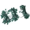 Commercial C9 Christmas Light Socket Set - 100' - 12" Spacing Green Wire