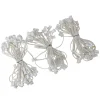 Commercial C7 Christmas Light Socket Set - 100' - White - 12" Spacing