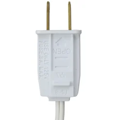 Commercial C7 Christmas Light Socket Set - 100' - White - 12