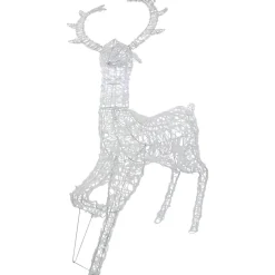 Commercial Grade Acrylic Reindeer Outdoor Christmas Decoration - 46.5