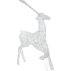 Commercial Grade Acrylic Reindeer Outdoor Christmas Decoration - 46.5