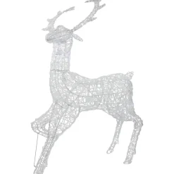 Commercial Grade Acrylic Reindeer Outdoor Christmas Decoration - 46.5