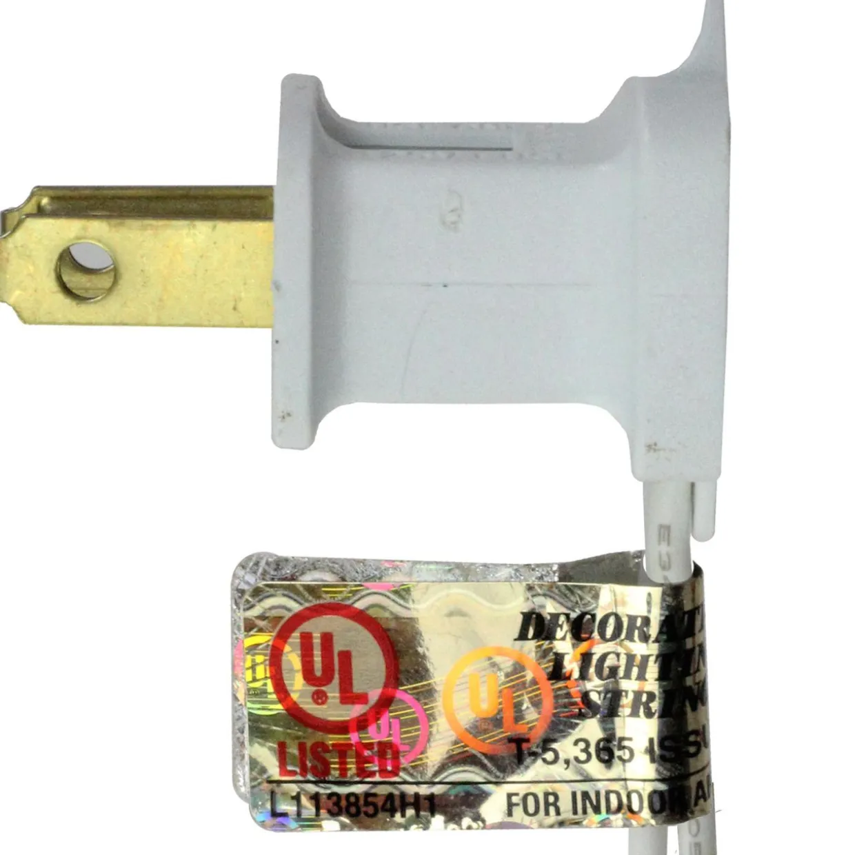 Commercial Grade LED Wide Angle Christmas Lights - Warm White - 3ct - 17.5' White Wire