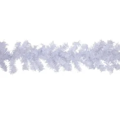 Commercial Length White Canadian Pine Artificial Christmas Garland - 100' x 8