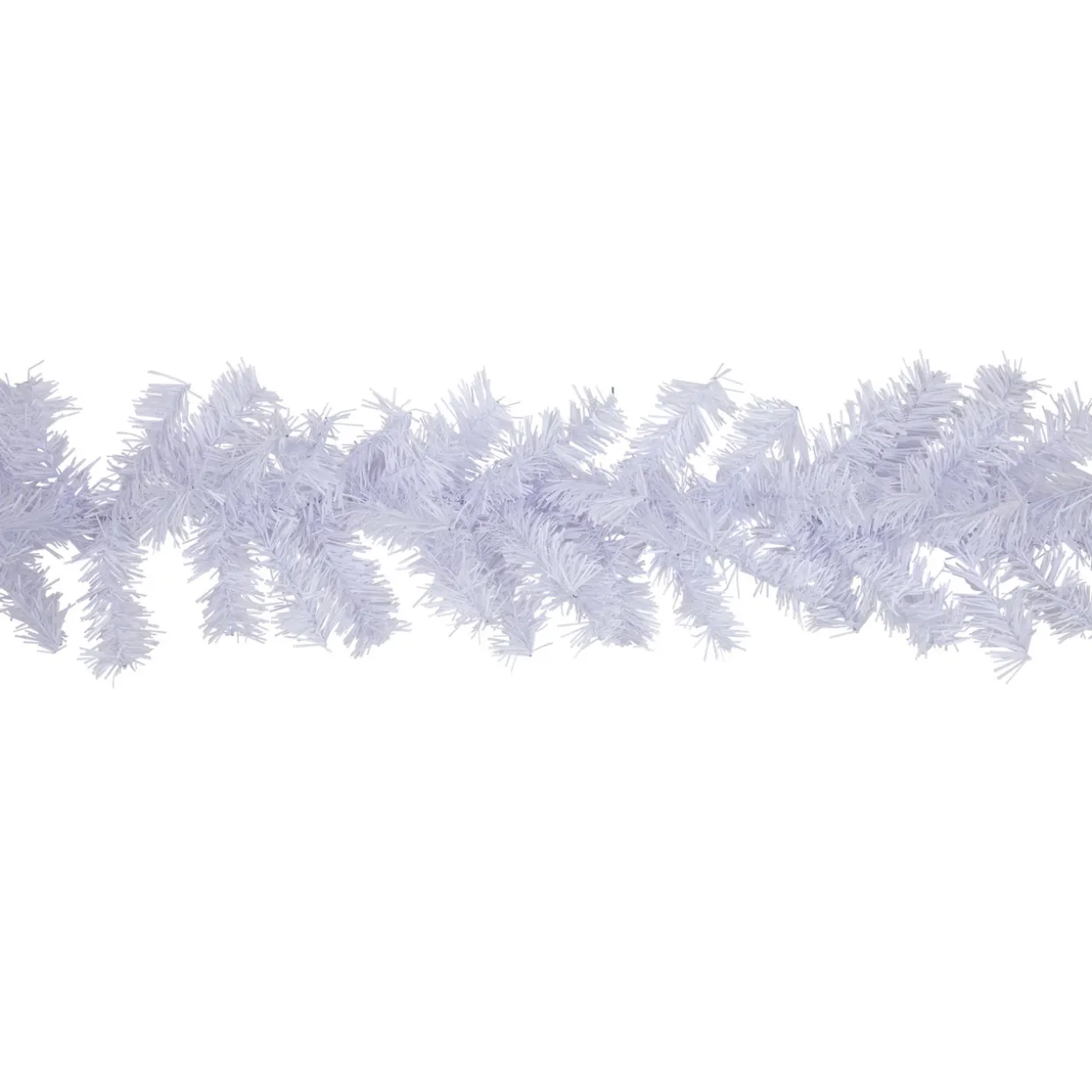 Commercial Length White Canadian Pine Artificial Christmas Garland - 100' x 8" - Unlit
