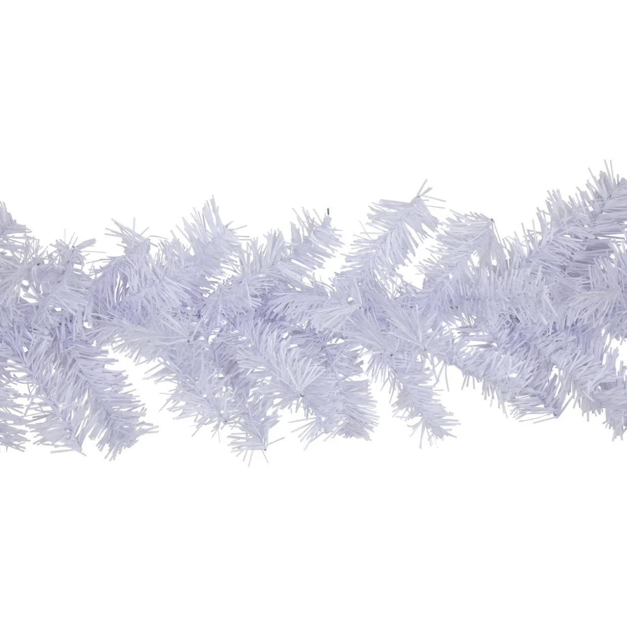 Commercial Length White Canadian Pine Artificial Christmas Garland - 100' x 8" - Unlit