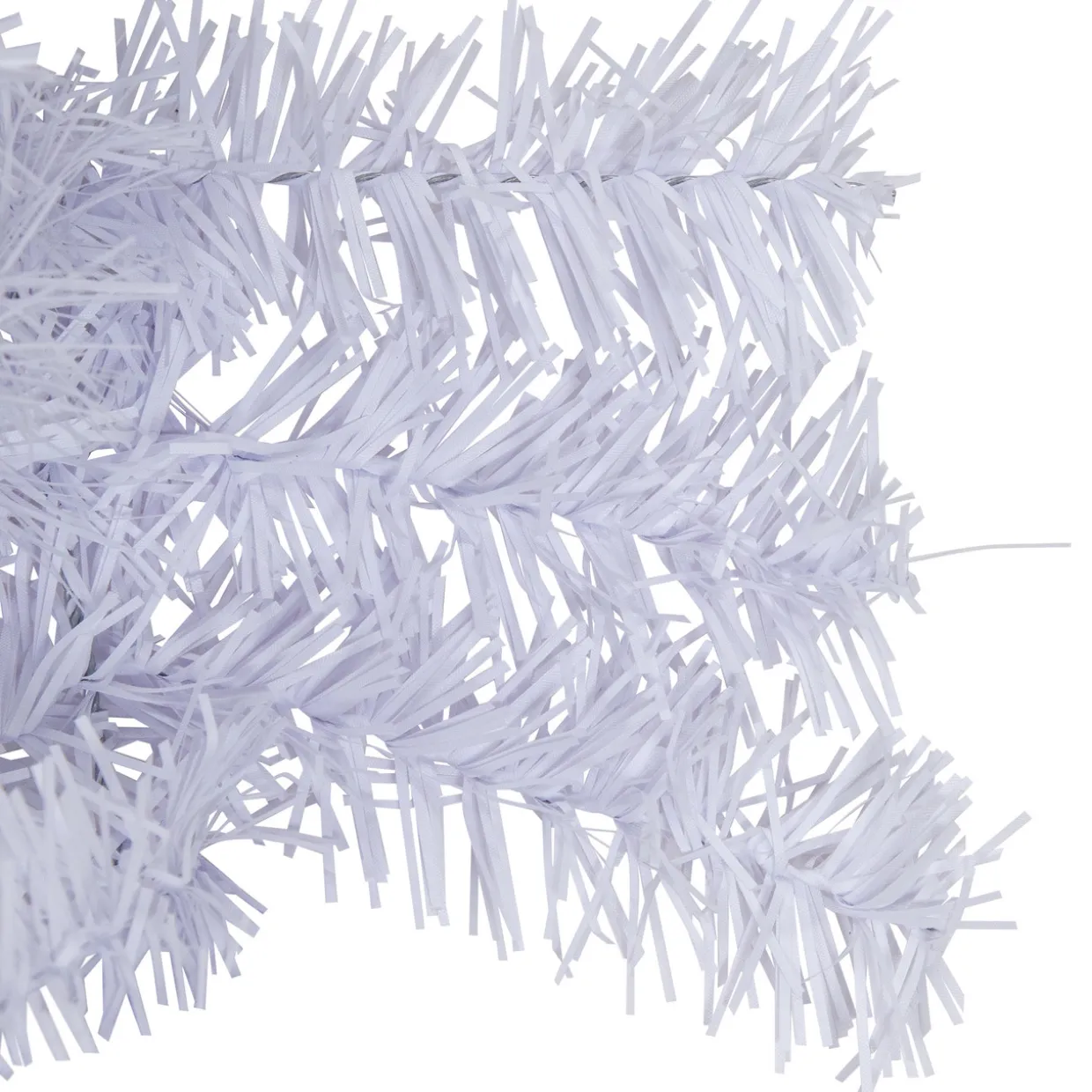 Commercial Length White Canadian Pine Artificial Christmas Garland - 100' x 8" - Unlit