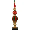 Commercial Size Ball Finial Christmas Decoration 48" - Gold and Red