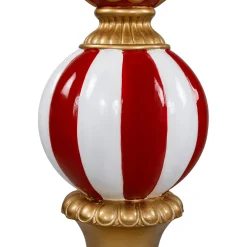 Commercial Size Candy Cane Ball Finial Christmas Decoration 48