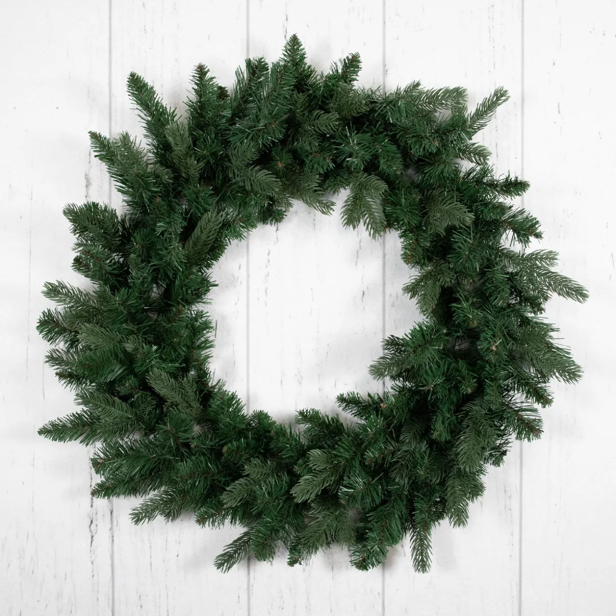 Coniferous Pine Artificial Christmas Wreath, 24-Inch, Unlit