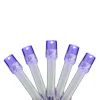 15-Count Battery Operated Purple LED Micro Christmas Lights - 4.8 ft Purple Wire