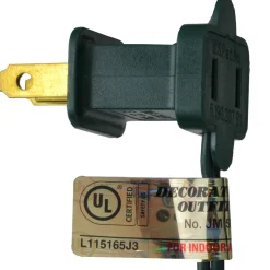 25-Count Clear and White Opaque C9 Christmas Light Set, 24ft Green Wire