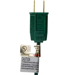 10-Count Clear Edison Glass Patio Lights, 9ft Green Wire