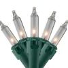 450-Count Clear Mini Christmas Light Set - 92' Green Wire