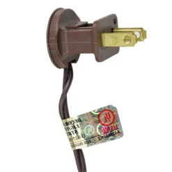 300-Count Clear Mini Christmas Light Set, 149.6ft Brown Wire