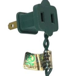 100-Count Clear Mini Christmas Light Set, 49.6ft Green Wire