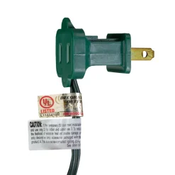 100-Count Clear Perm-O-Snap Mini Christmas Light Set, 49.3ft Green Wire