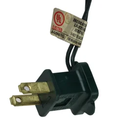 7-Count Clear Silver Glitter Retro Christmas Bubble Light Set, 6ft Green Wire