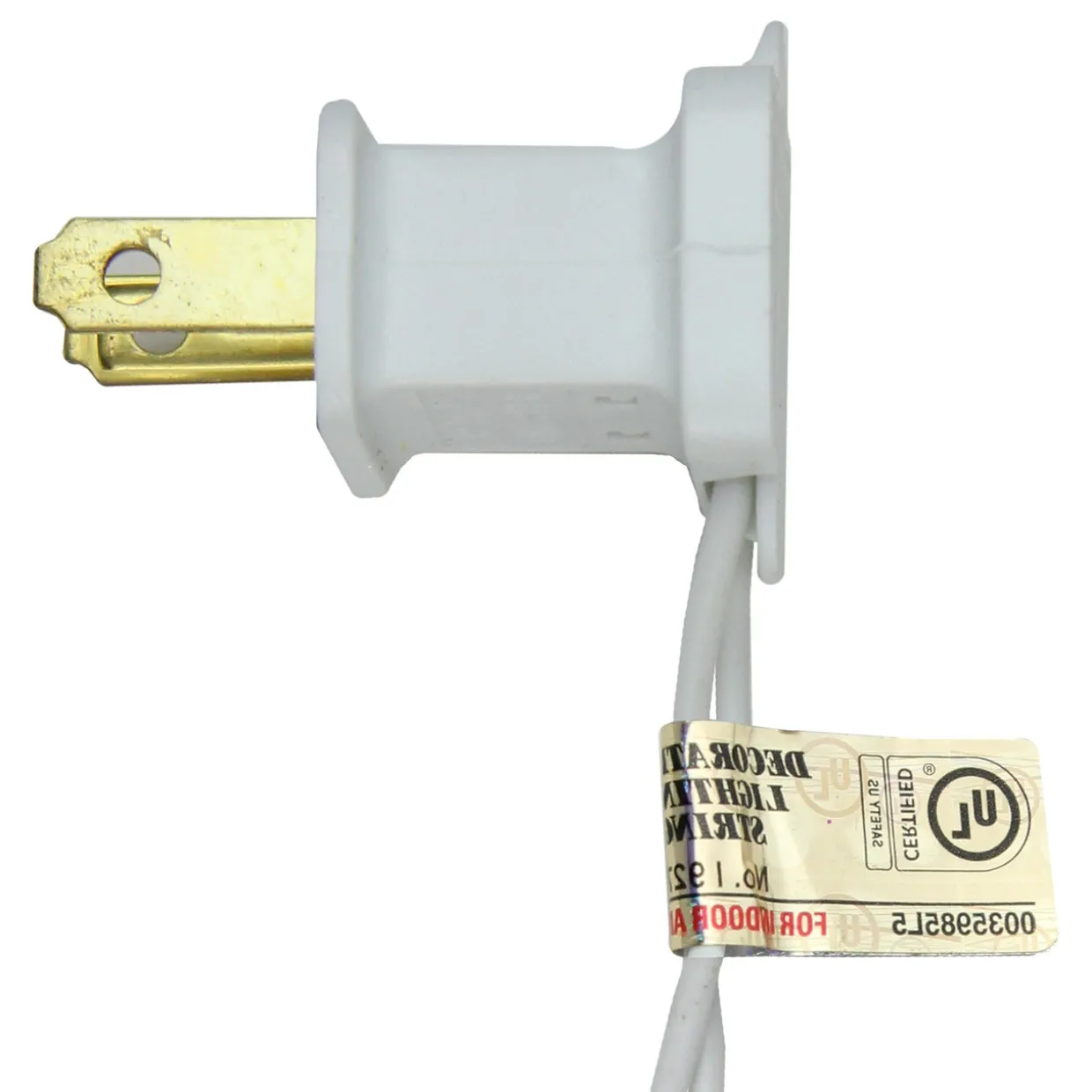 40-Count Cool White Iridescent Snowball LED Christmas Lights - 19.2 ft White Wire