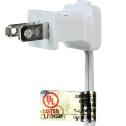 3-Count Gold Ribbed Ball Ornaments Christmas Light Set 1.5ft White Wire