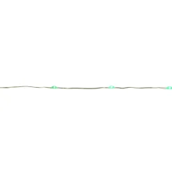 20-Count Green LED Micro Fairy Christmas Lights - 6ft, Copper Wire
