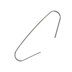 200-Count Holiday Decoration and Gift Collections Silver Ornament Hooks 2.5"