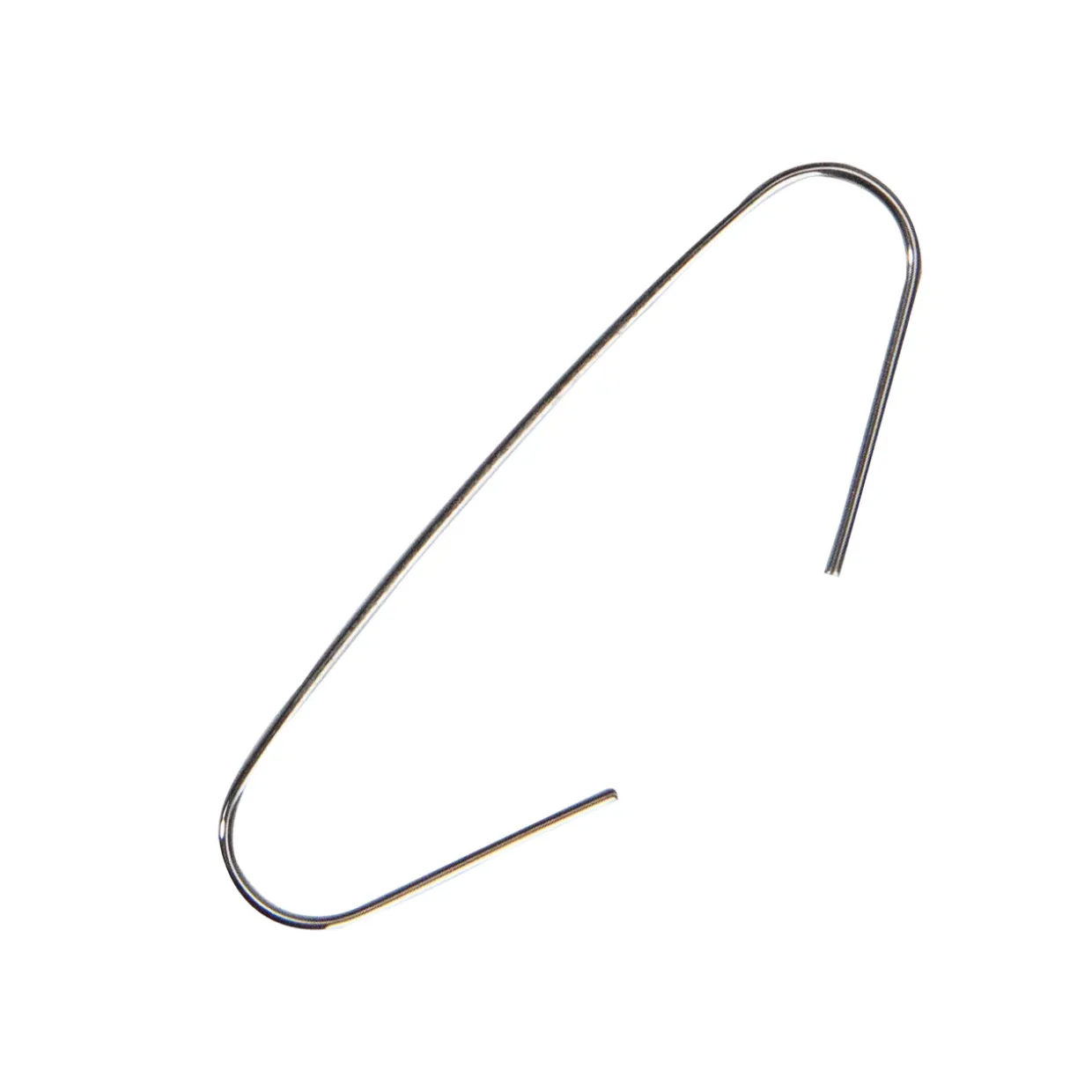 200-Count Holiday Decoration and Gift Collections Silver Ornament Hooks 2.5"