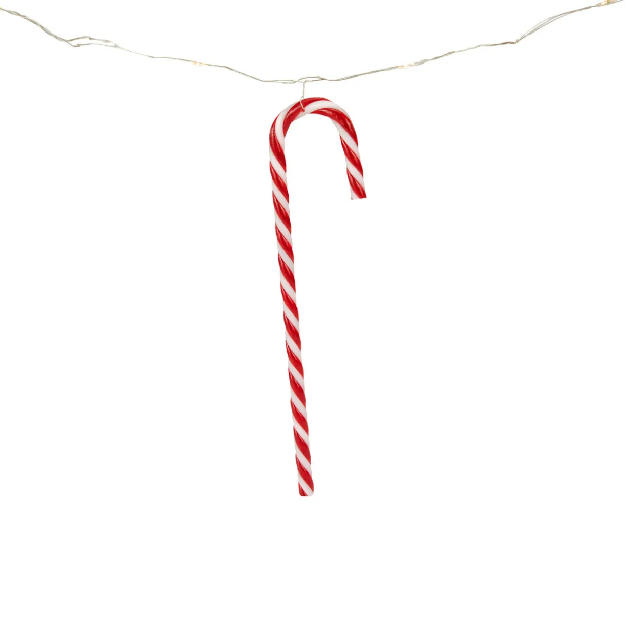 10-Count LED Micro Fairy Christmas Lights with Candy Canes