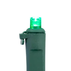 100-Count Multi-Color LED Wide Angle Christmas Lights, 33 ft Green Wire