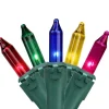 450-Count Multi-Color Mini Christmas Light Set - 92' Green Wire