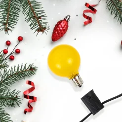 10-Count Multi-Color Satin G50 Globe Christmas Replacement Bulbs