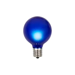 10-Count Multi-Color Satin G50 Globe Christmas Replacement Bulbs