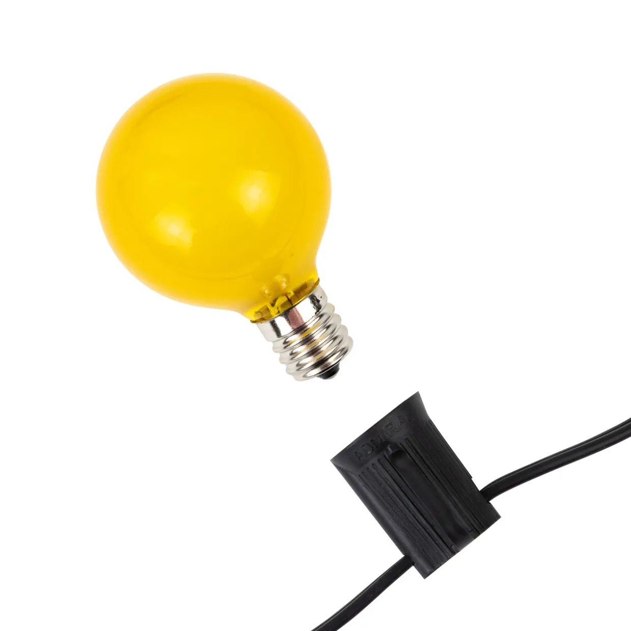 10-Count Multi-Color Satin G50 Globe Christmas Replacement Bulbs