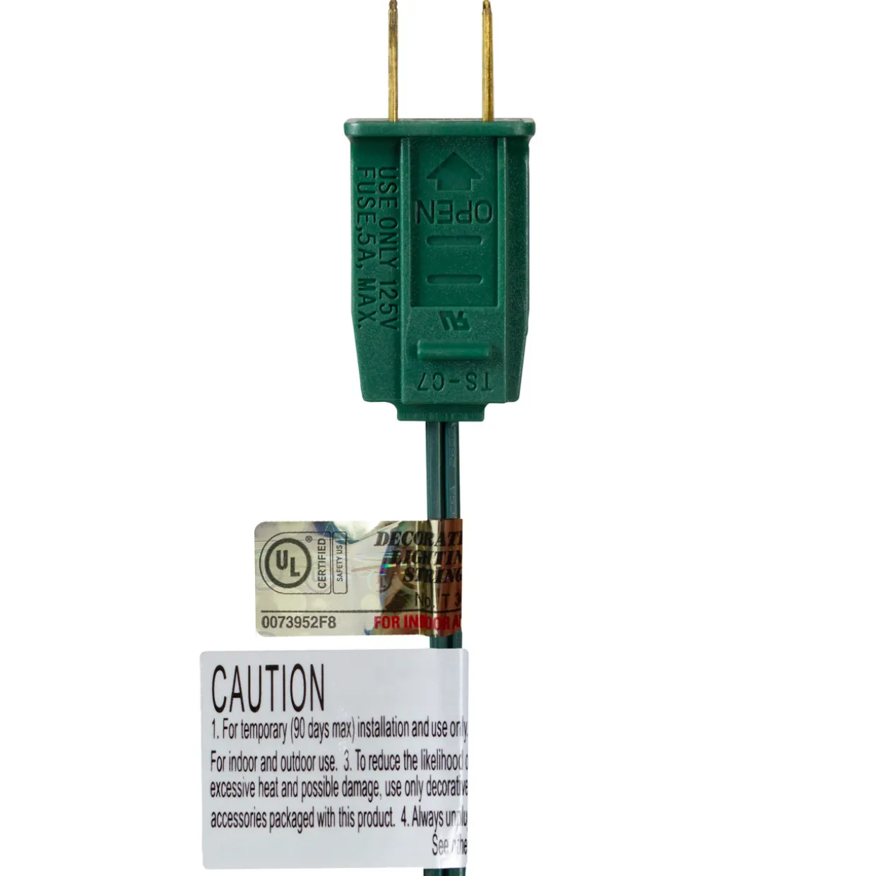 25-Count Multi-Color Transparent C9 Christmas Light Set, 24ft Green Wire - NORTHLIGHT C42G8211