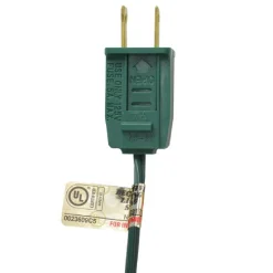 25-Count Opaque Green C7 Christmas Light Set - 24ft Green Wire