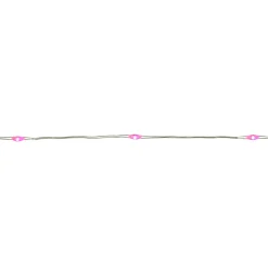 50-Count Pink LED Micro Fairy Christmas Lights - 16ft, Copper Wire