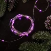 20-Count Pink LED Micro Fairy Christmas Lights - 6ft, Copper Wire