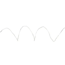 20-Count Pure White LED Micro Fairy Christmas Lights - 6ft, Copper Wire