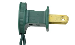 35-Count Purple Mini Christmas Lights, 7ft Green Wire