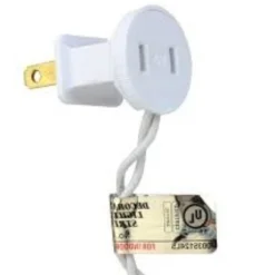 35-Count Red and Clear Mini String Christmas Light Set, 7ft White Wire