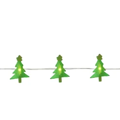 20-Count Warm White LED Christmas Tree Fairy Lights - 6ft, Silver Copper Wire