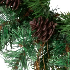 Country Mixed Pine, Twig and Pinecone Artificial Christmas Wreath - 24